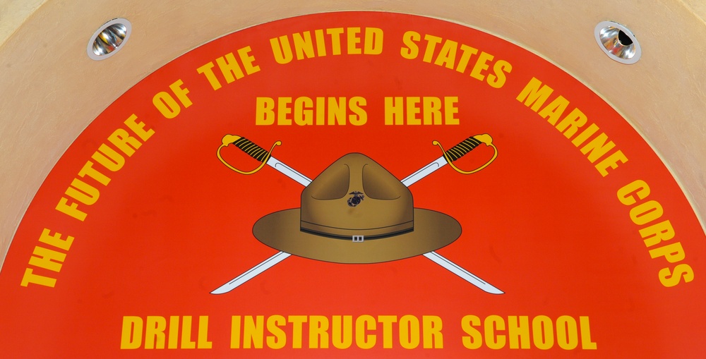 Sign at drill instructor school