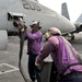 USS Nimitz flight deck action