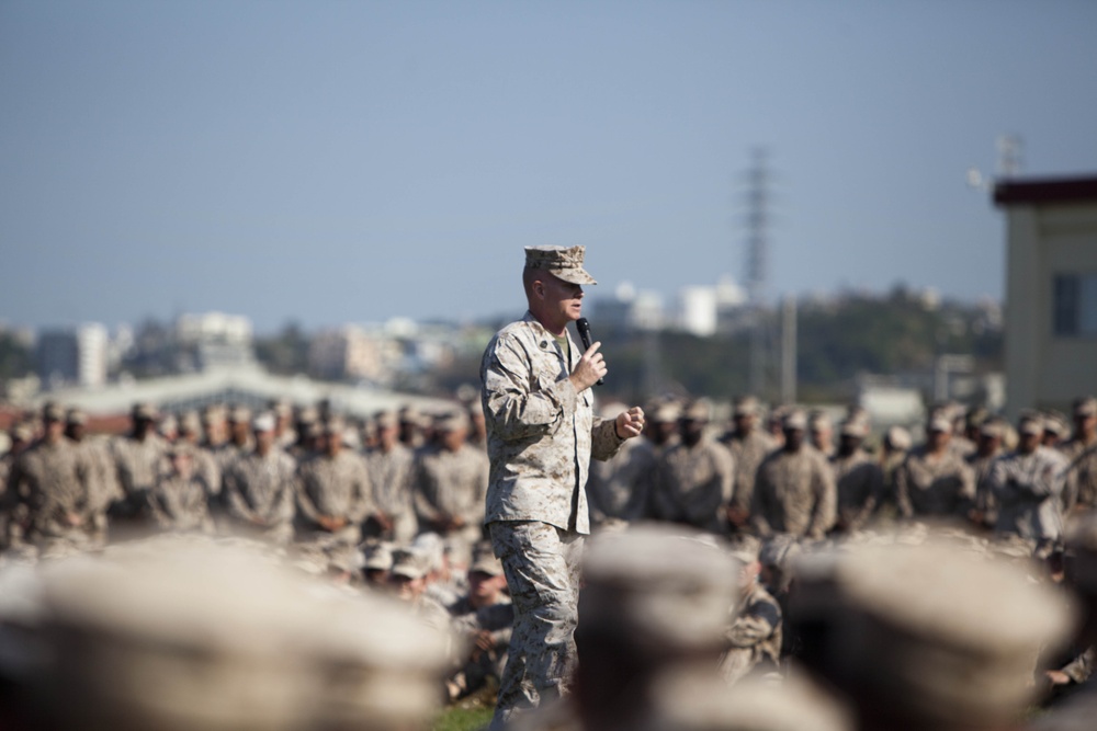 III MEF commanding general at Camp Foster