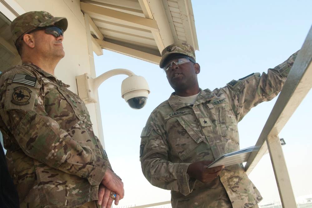 Brig. Gen. Greg Otey visits the DFIP