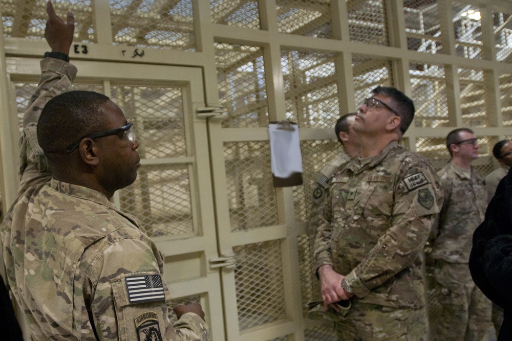 Brig. Gen. Greg Otey visits the DFIP