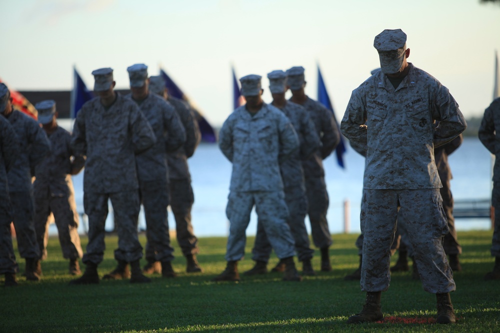 Marine Corps Base Camp Lejeune change of command