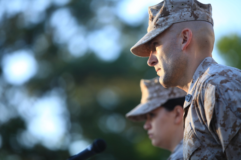 Marine Corps Base Camp Lejeune change of command