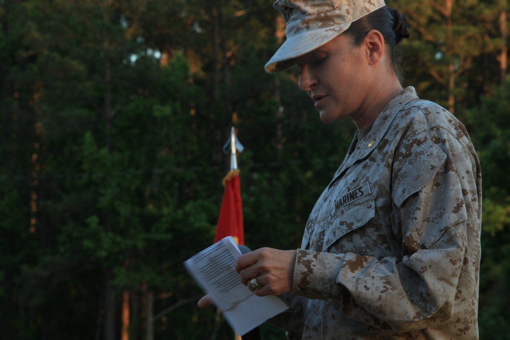 Marine Corps Base Camp Lejeune change of command