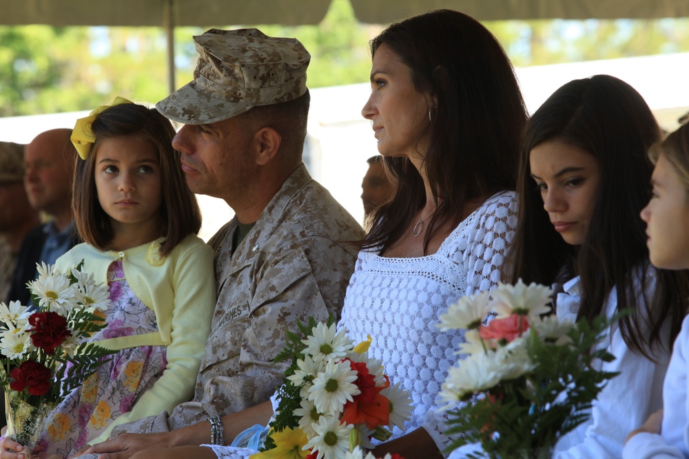 Marine Corps Base Camp Lejeune change of command