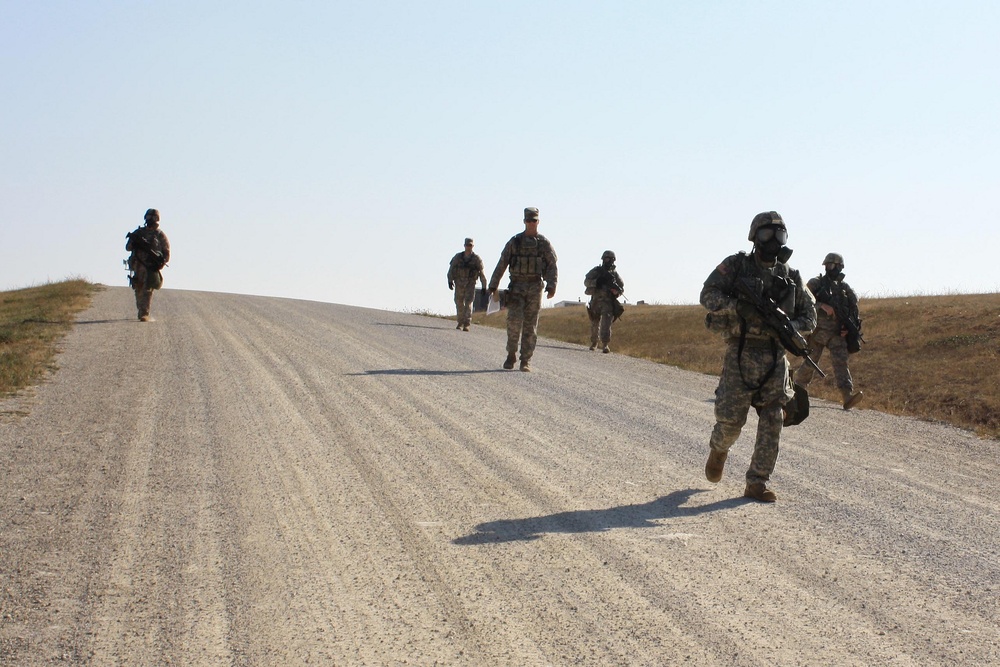 Fire team competition at Camp Bondsteel