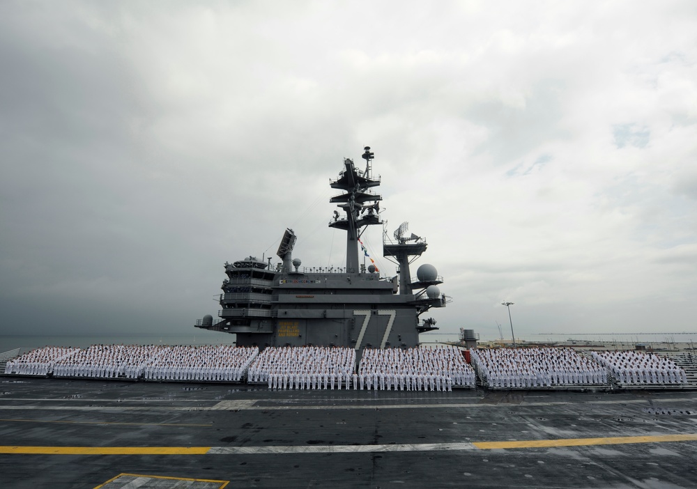 USS George H.W. Bush crew