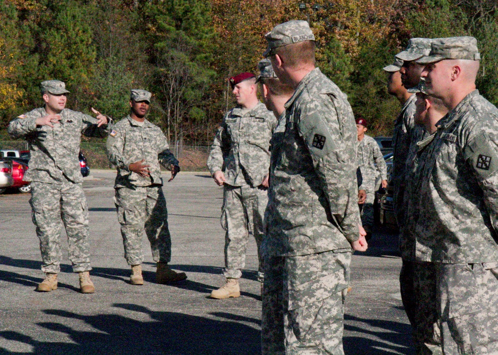 Soldiers from across 10 Army Reserve commands come together to prepare to march as one in historic parade