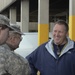 Steve Lahey Greets Soldiers at Long Beach High School