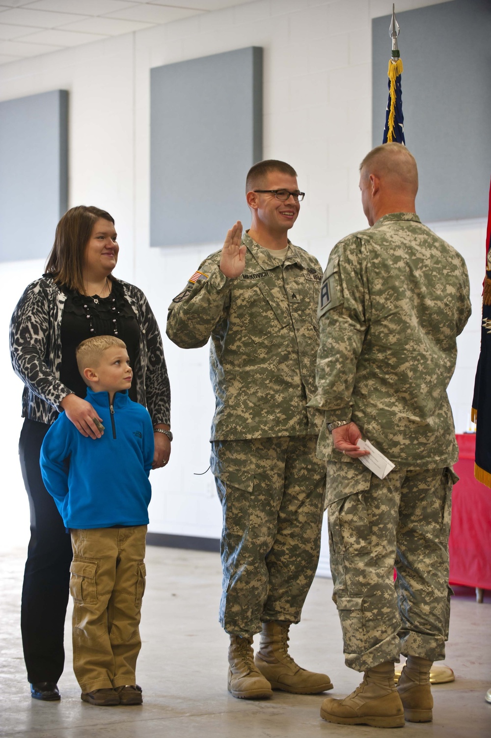 205th Infantry Brigade NCO receives direct commission to officer