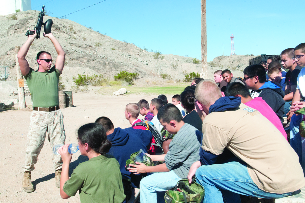 Yuma Marines help build character, integrity in local youth