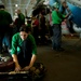 USS Nimitz sailors prepare for inspection