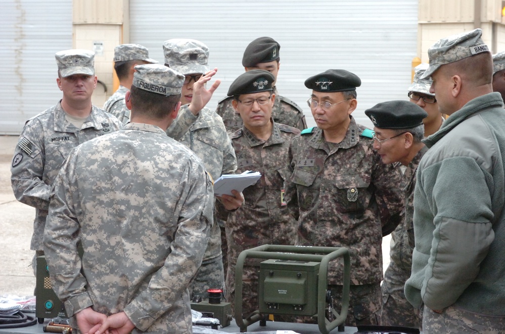 VIPs visit 210th Fires Brigade
