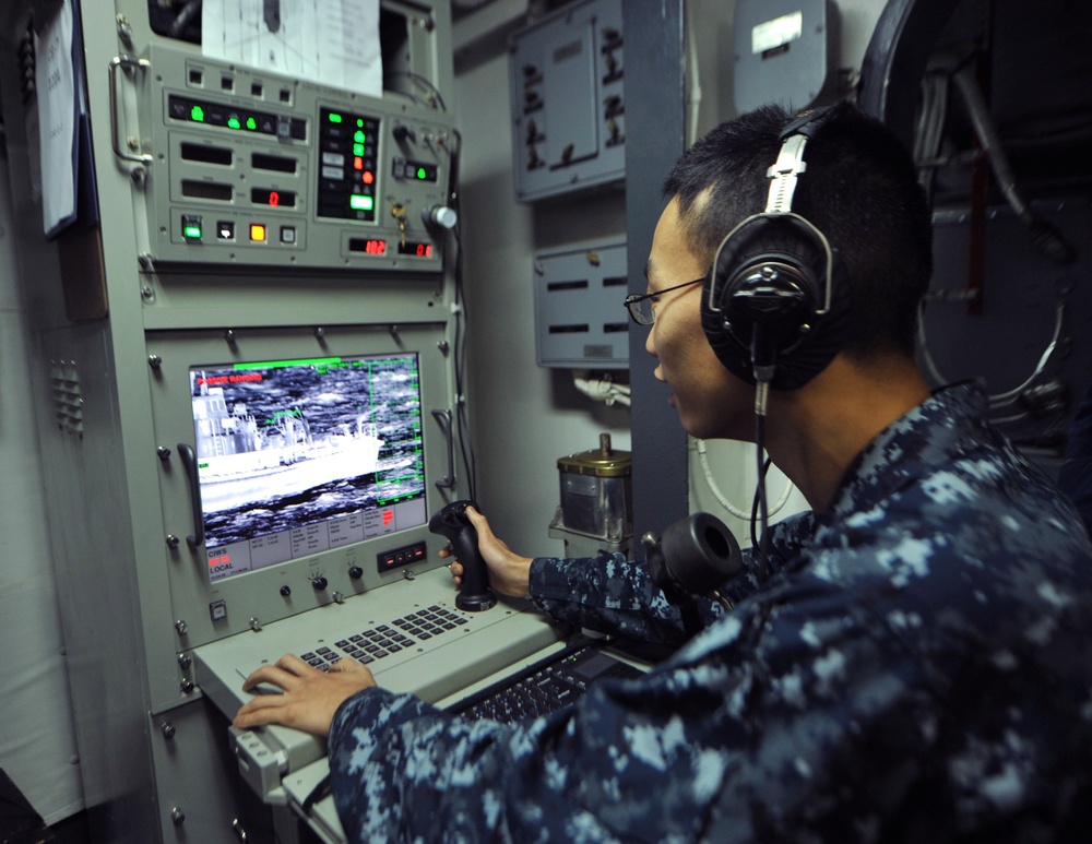 USS George Washington live-fire exercise