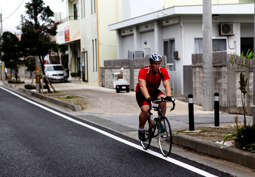 Service members ride for awareness of human trafficking