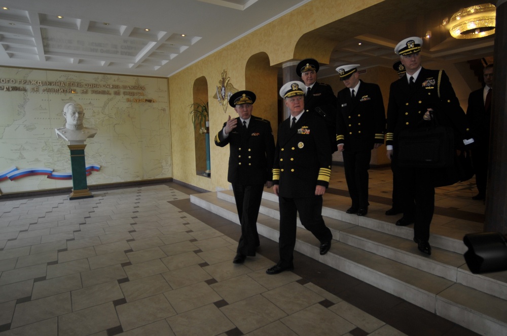 CNO travels to Russia