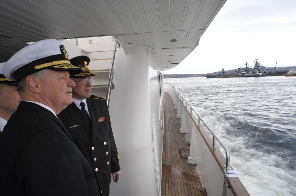 CNO travels to Russia
