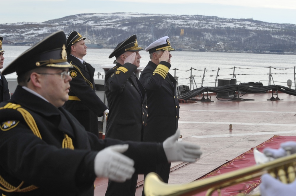 CNO travels to Russia