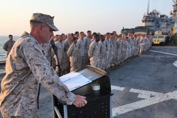 USS Rushmore celebrates 237th Marine Corps Birthday