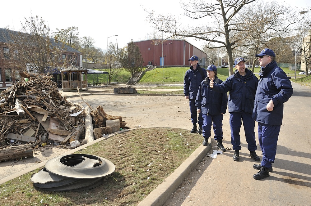 Vice Adm. Parker visits Coast Guard units damaged by Hurricane Sandy