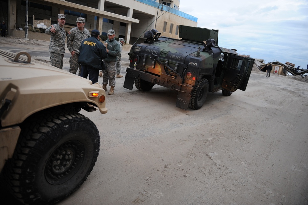 New York National Guard responds to Hurricane Sandy