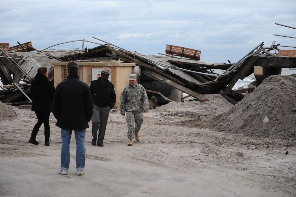 New York National Guard responds to Hurricane Sandy