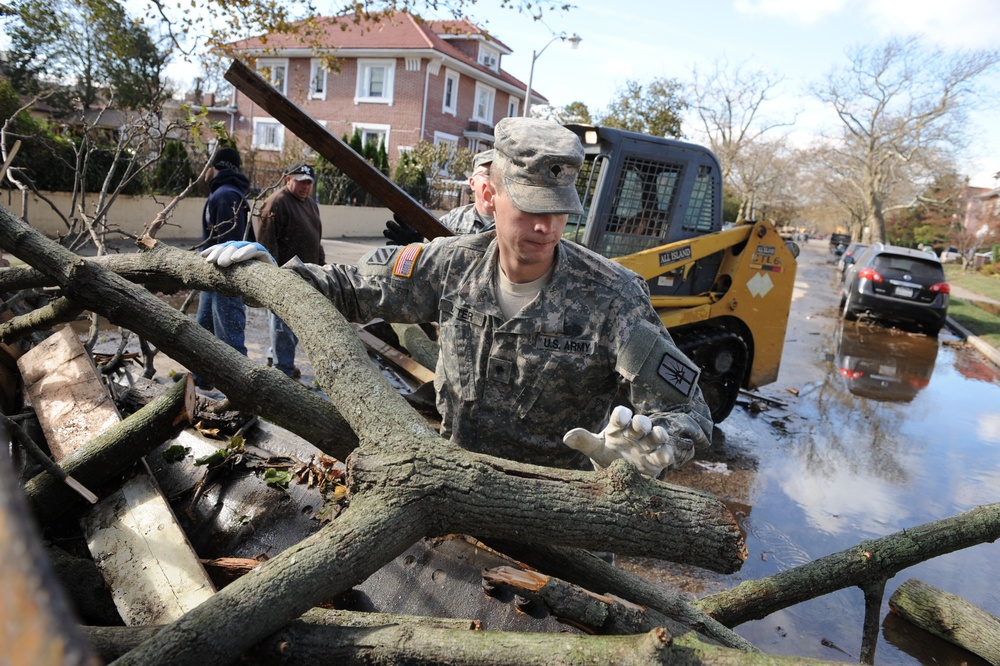 New York National Guard responds to Hurricane Sandy