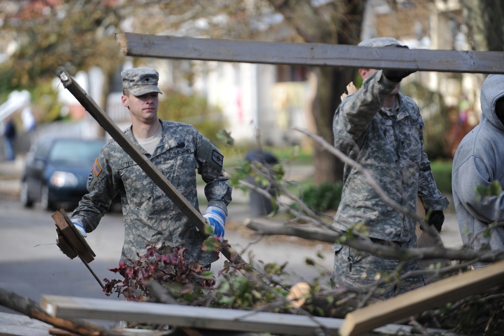 New York National Guard responds to Hurricane Sandy