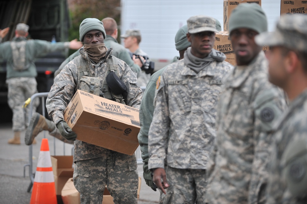 New York National Guard responds to Hurricane Sandy