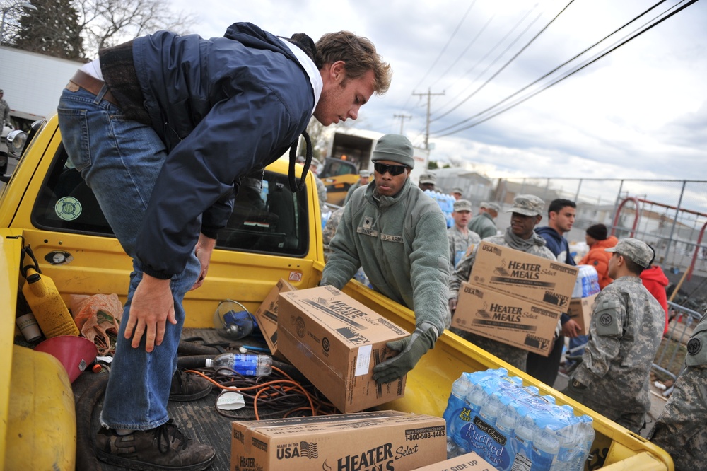 New York National Guard responds to Hurricane Sandy