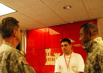 Chief of Engineers visits with deployed personnel in response to Hurricane Sandy