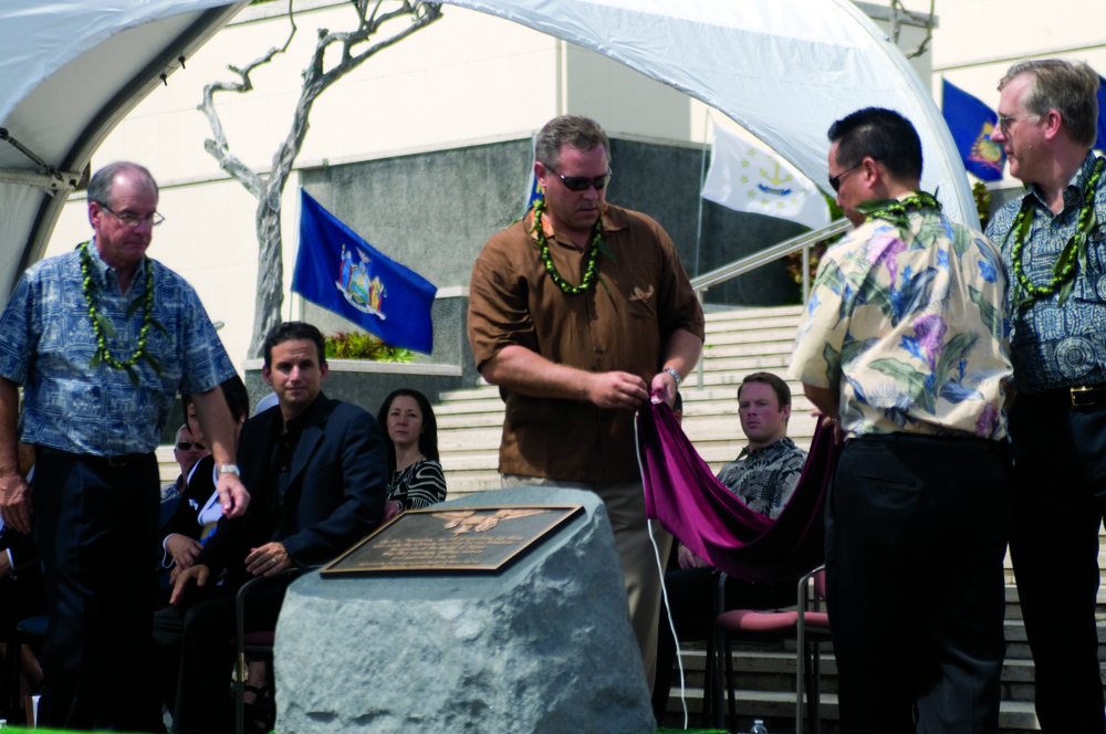 Medal of Honor ceremony attendees honor the fallen