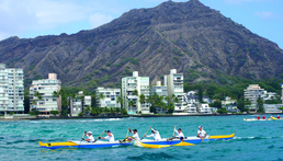 First-time crew paddles the Molokai Hoe