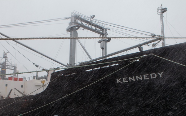 TS Kennedy serving as home for DHS volunteers