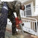 Marines help residents after Hurricane Sandy