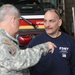 Ladder 12 FDNY meet, greet