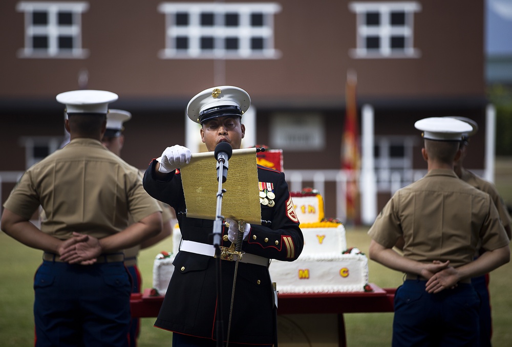 Hawaii Marines hold pageant to celebrate 237th Marine Corps birthday