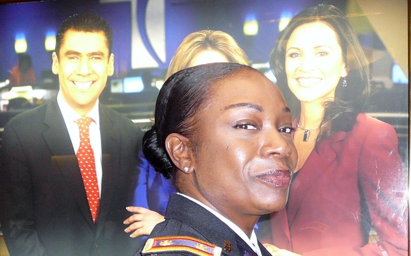 3d MDSC soldier visits Steve Harvey show for Veterans Day broadcast