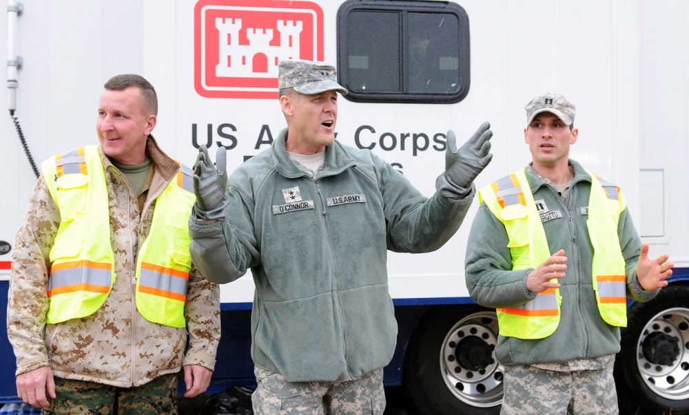 Maj. Gen. O'Connor visit: Capt. Scaperotto's brief