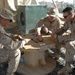 Marines play dominoes