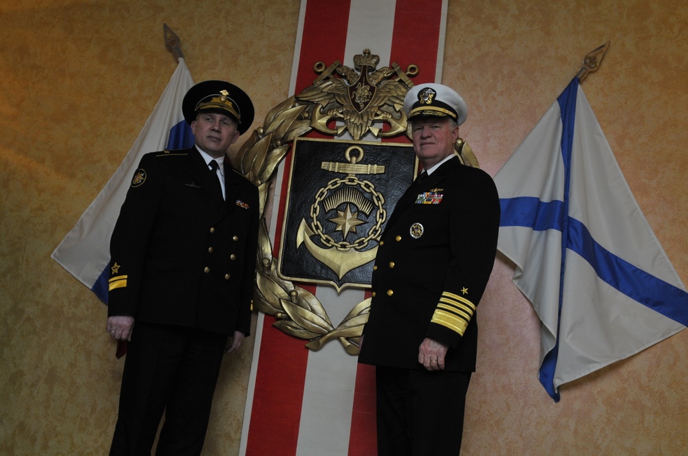 CNO visits Russian fleet