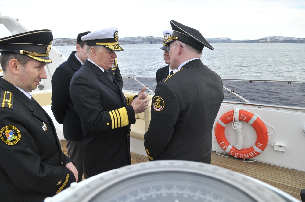 CNO visits Russian fleet