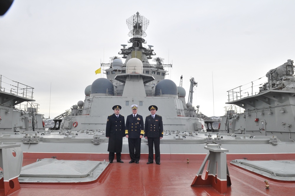 CNO visits Russian fleet