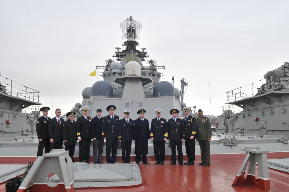 CNO visits Russian fleet