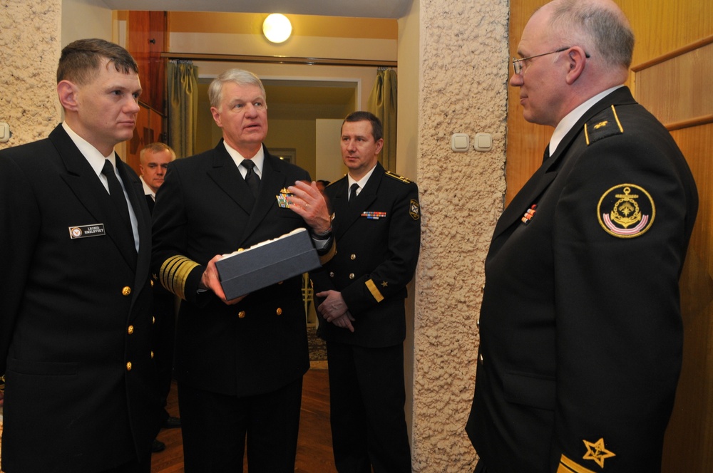 CNO visits Russian fleet