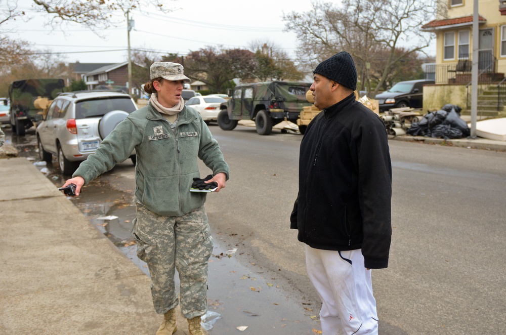 401st Quartermaster Detachment provides hurricane relief to New York residents