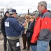 Disaster residents receive federal aid information from FEMA community relations workers