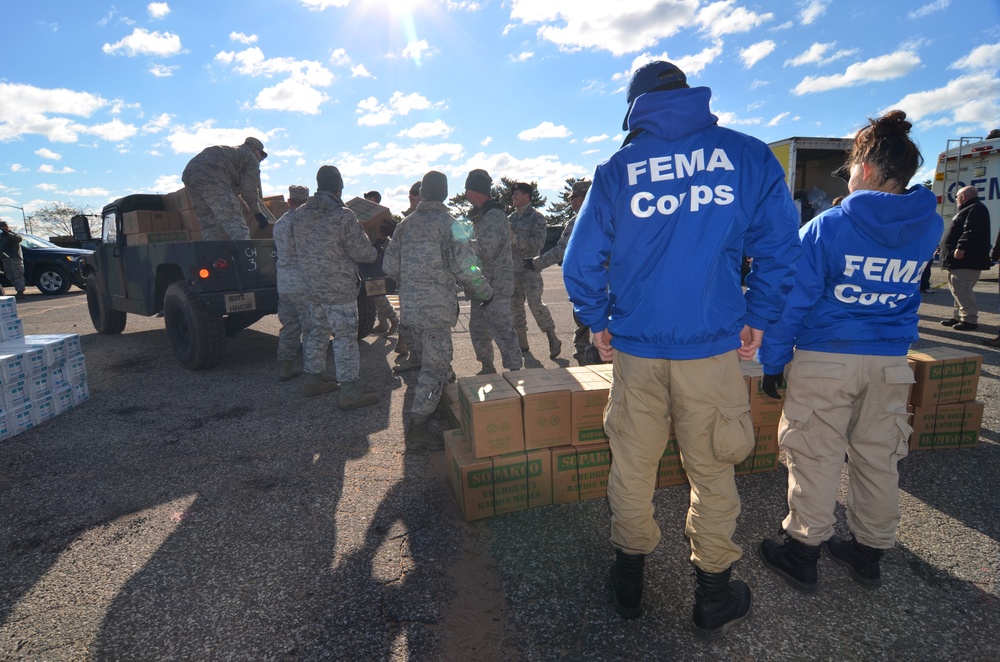 FEMA Corps youth assist in recovery and response for sub-tropical storm Sandy