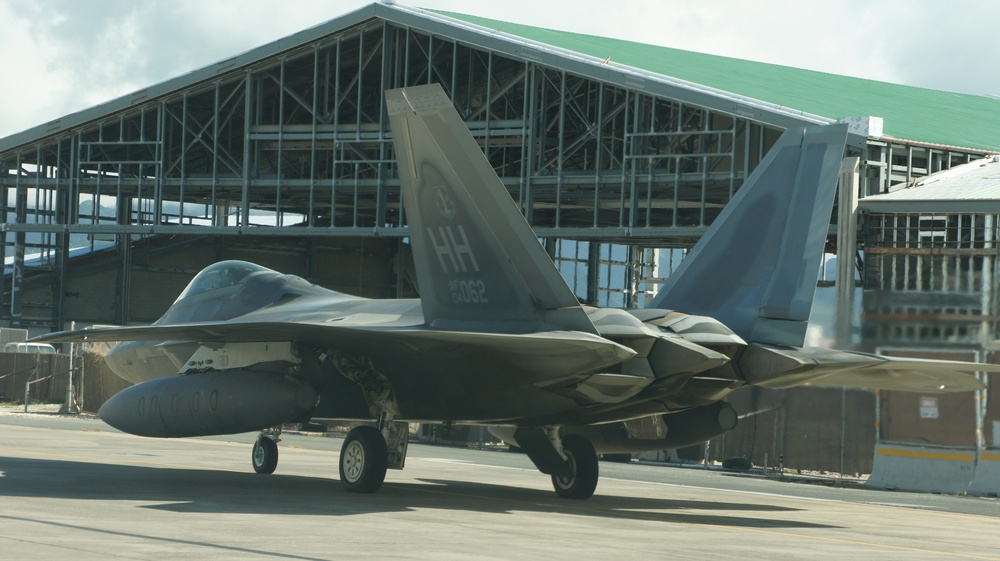 The Hawaii Air National Guard  (HIANG) and US Air Force declare Initial Operational capability (IOC) of Hawaii - Based F-22 aircraft