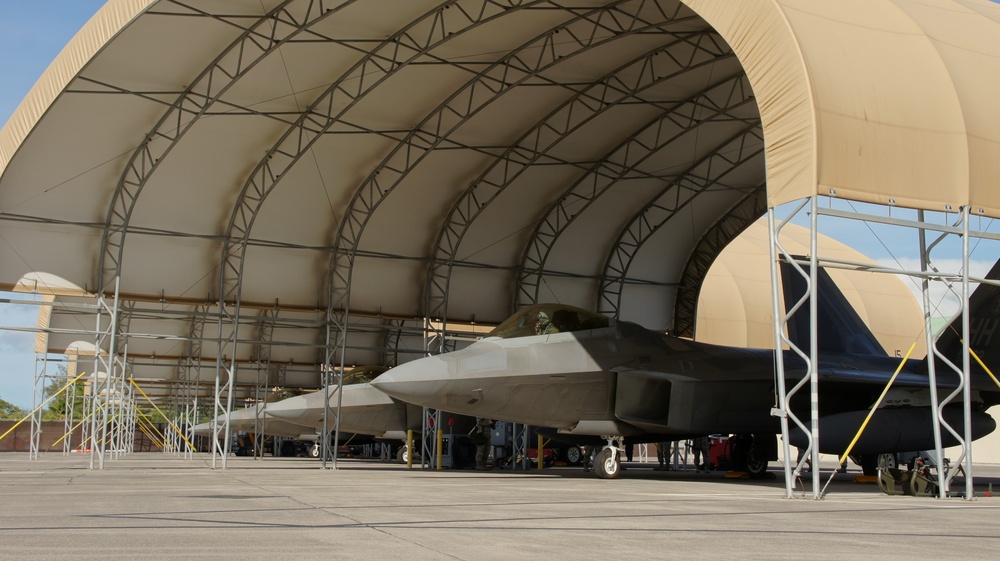 The Hawaii Air National Guard (HIANG) and US Air Force declare Initial Operational capability (IOC) of Hawaii - Based F-22 aircraft